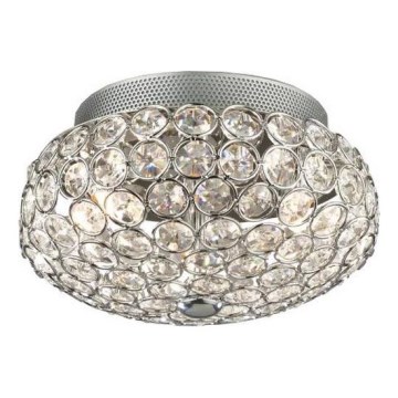Ideal Lux - LED krištolinis lubinis šviestuvas KING 3xG9/3W/230V diametras 25,5 cm blizgus chromas