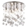 Ideal Lux - LED krištolinis lubinis šviestuvas MOONLIGHT 8xG9/3W/230V diametras 40 cm blizgus chromas