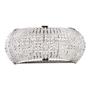 Ideal Lux - LED krištolinis sieninis šviestuvas PASHA 3xG9/3W/230V blizgus chromas