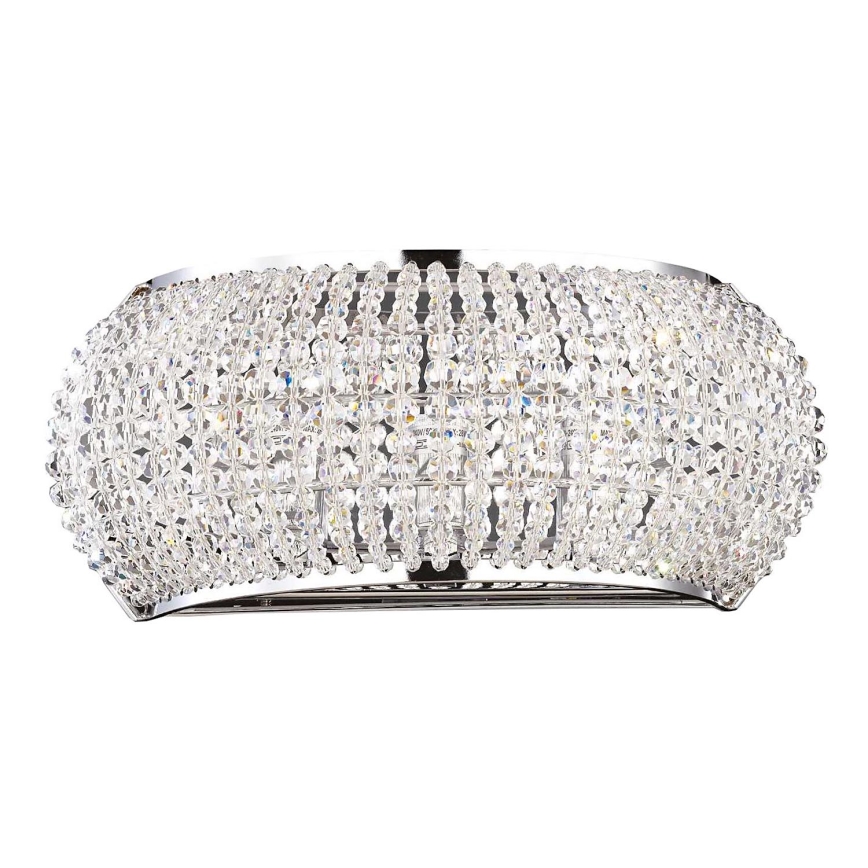 Ideal Lux - LED krištolinis sieninis šviestuvas PASHA 3xG9/3W/230V blizgus chromas