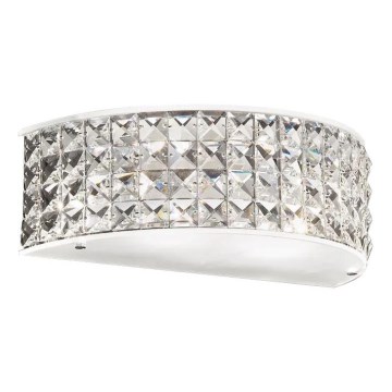 Ideal Lux - LED krištolinis sieninis šviestuvas ROMA 2xG9/3W/230V blizgus chromas