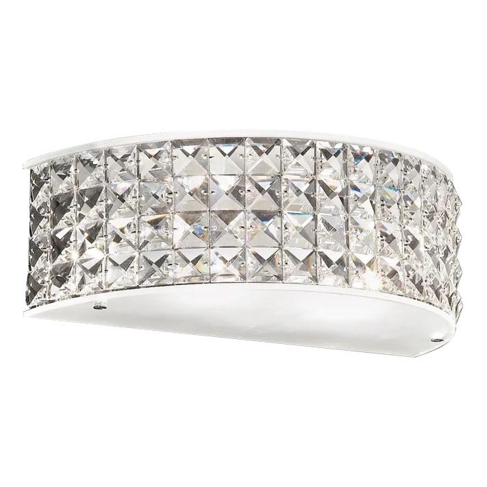 Ideal Lux - LED krištolinis sieninis šviestuvas ROMA 2xG9/3W/230V blizgus chromas