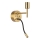 Ideal Lux – LED Lanksčių lempų su laikikliu rinkinys 1xE27/42W + LED/3W/230V CRI 90 USB gold