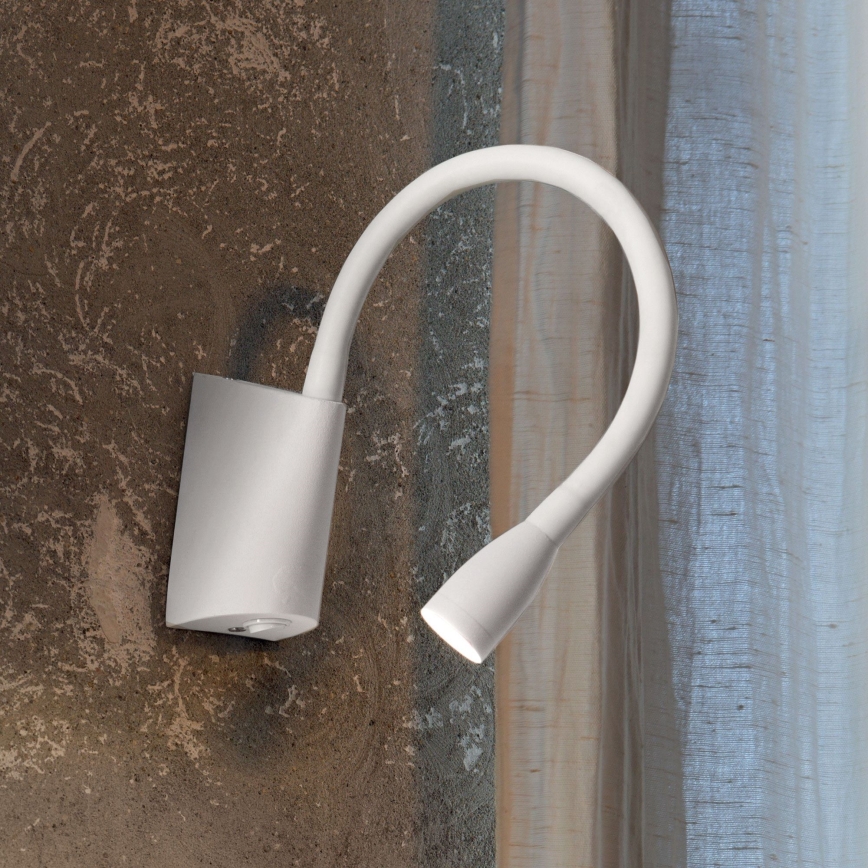 Ideal Lux - LED Lanksti maža lempa GOOSE LED/3W/230V CRI 90 balta
