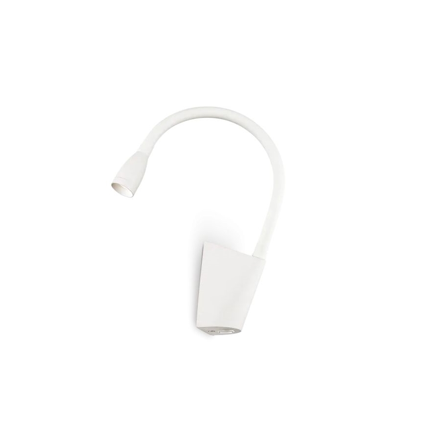 Ideal Lux - LED Lanksti maža lempa GOOSE LED/3W/230V CRI 90 balta