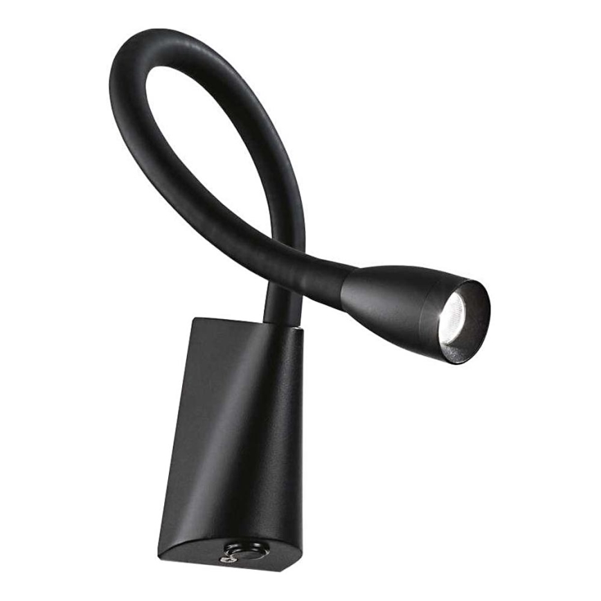 Ideal Lux - LED Lanksti maža lempa GOOSE LED/3W/230V CRI 90 juoda