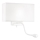 Ideal Lux - LED Lanksti sieninė lempa HOTEL 1xE27/60W/230V + LED/1,5W balta