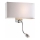 Ideal Lux - LED Lanksti sieninė lempa HOTEL 1xE27/60W + LED/1,5W/230V