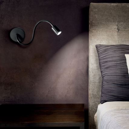 Ideal Lux - LED Lankstus maža lempa FOCUS LED/4W/230V CRI 90 juoda