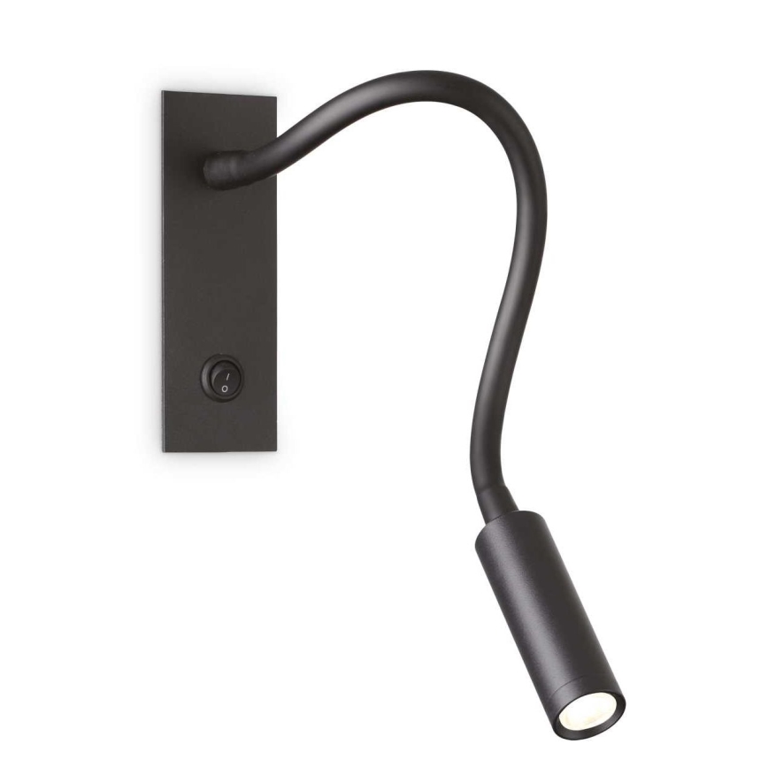 Ideal Lux - LED Lankstus maža lempa IO LED/3W/230V CRI 90 juoda