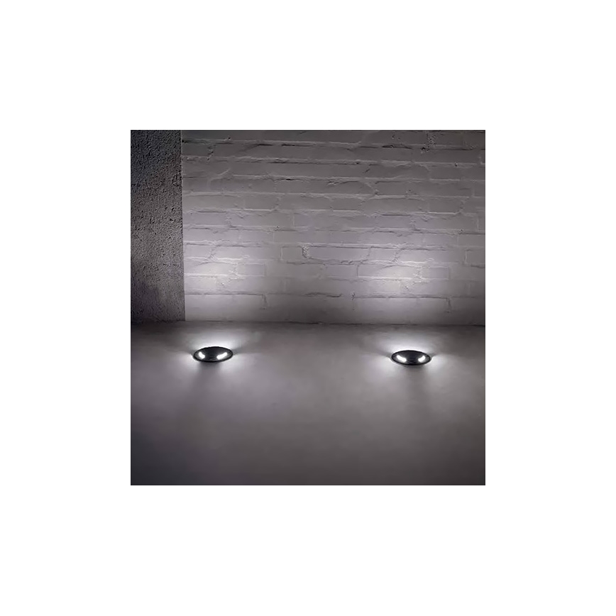 Ideal Lux - LED Lauko įvažiavimo šviestuvas CECI 1xGU10/4,5W/230V IP67 juoda