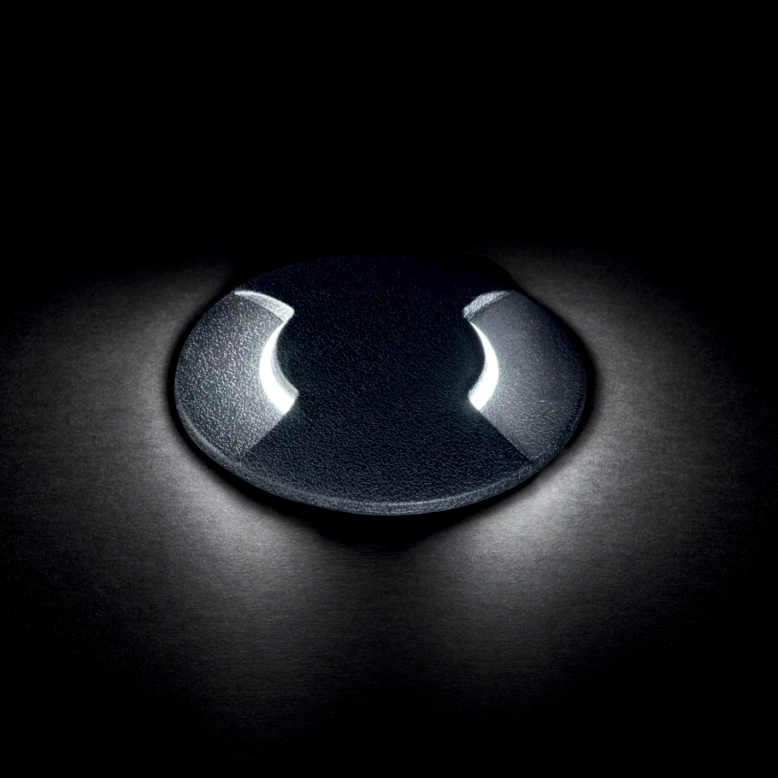 Ideal Lux - LED Lauko įvažiavimo šviestuvas CECI 1xGU10/4,5W/230V IP67 juoda