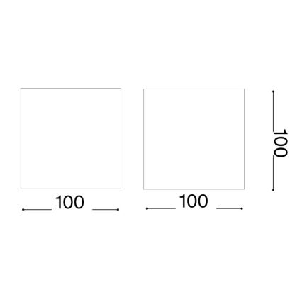Ideal Lux - LED lauko sieninis šviestuvas ATOM LED/12W/230V CRI 90 IP54 rudas