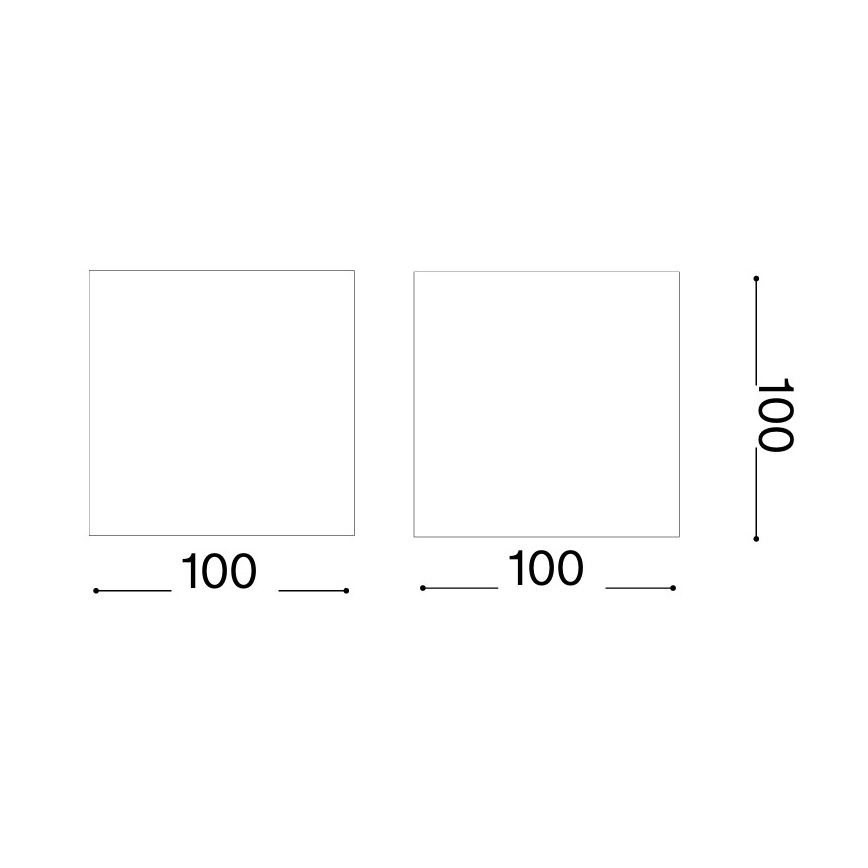 Ideal Lux - LED lauko sieninis šviestuvas ATOM LED/12W/230V CRI 90 IP54 rudas