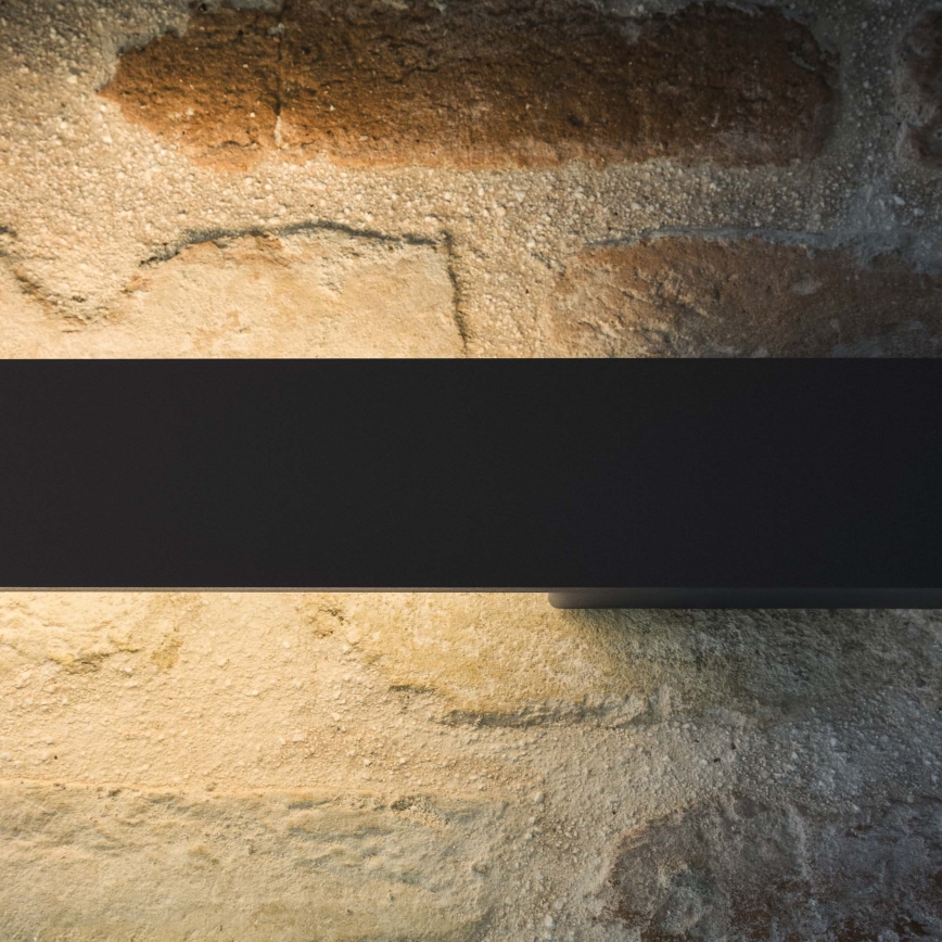 Ideal Lux - lauko sieninis LED šviestuvas LINEA LED/20W/230V CRI 90 104 cm IP54 juodas