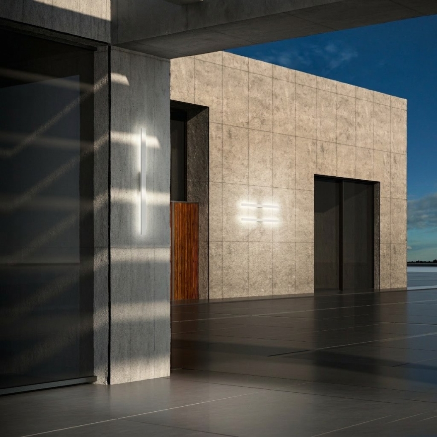 Ideal Lux - LED lauko sieninis šviestuvas LINEA LED/23W/230V CRI 90 144 cm IP54 baltas