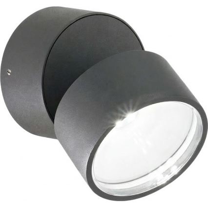 Ideal Lux - LED lauko sieninis šviestuvas OMEGA LED/7W/230V CRI 90 IP54 antracitas