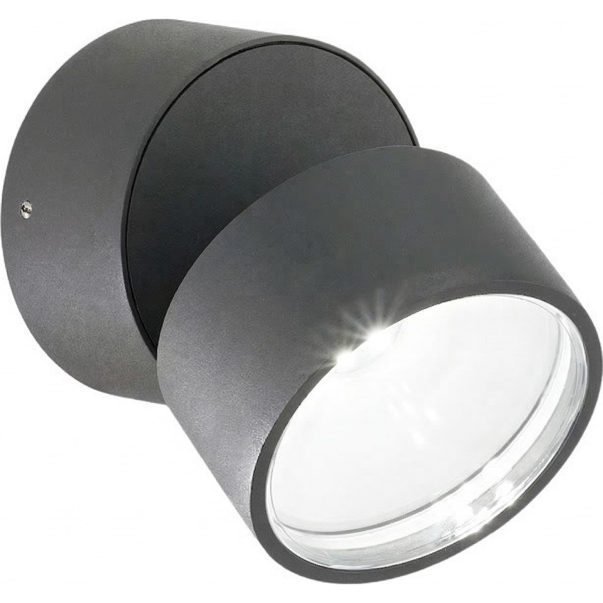 Ideal Lux - LED lauko sieninis šviestuvas OMEGA LED/7W/230V CRI 90 IP54 antracitas