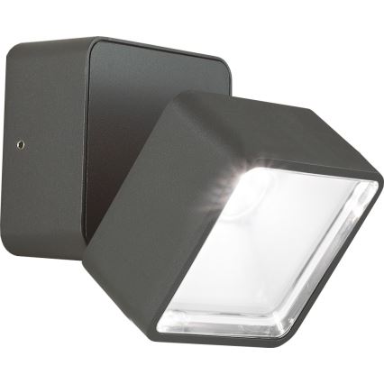 Ideal Lux - LED lauko sieninis šviestuvas OMEGA LED/7W/230V CRI 90 IP54 antracitas