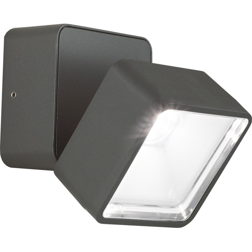 Ideal Lux - LED lauko sieninis šviestuvas OMEGA LED/7W/230V CRI 90 IP54 antracitas