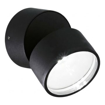 Ideal Lux - LED lauko sieninis šviestuvas OMEGA LED/7W/230V CRI 90 IP54 juodas