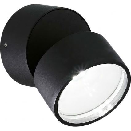 Ideal Lux - LED lauko sieninis šviestuvas OMEGA LED/7W/230V CRI 90 IP54 juodas