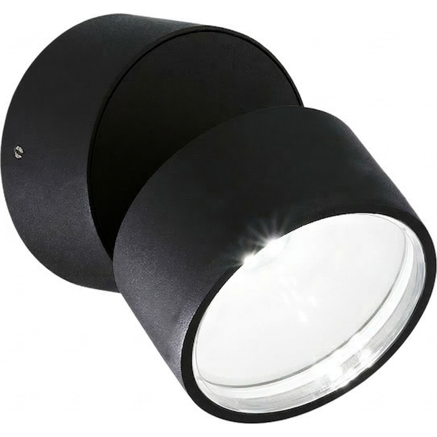 Ideal Lux - LED lauko sieninis šviestuvas OMEGA LED/7W/230V CRI 90 IP54 juodas