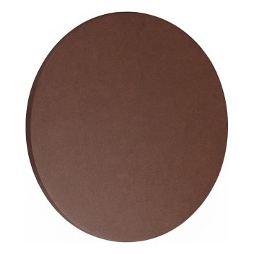 Ideal Lux - LED lauko sieninis šviestuvas PUNTO LED/16W/230V CRI 90 skersmuo 30 cm IP54 rudos spalvos