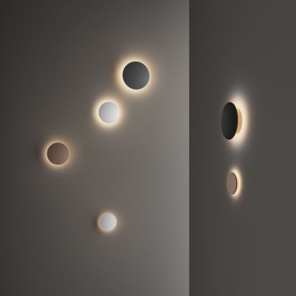 Ideal Lux - LED lauko sieninis šviestuvas PUNTO LED/16W/230V CRI 90 skersmuo 30 cm IP54 rudos spalvos