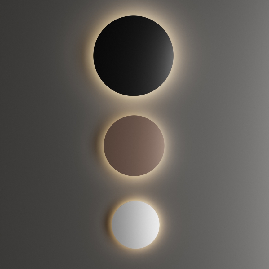 Ideal Lux - LED lauko sieninis šviestuvas PUNTO, 9W, 230V, CRI 90, Ø 18 cm, IP54, antracitas