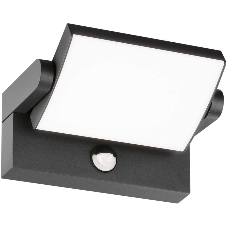 Ideal Lux - LED Lauko sieninis šviestuvas su jutikliu SWIPE LED/21W/230V CRI 90 IP54 antracitas