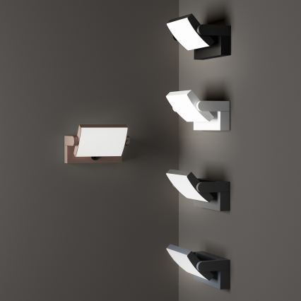 Ideal Lux - LED Lauko sieninis šviestuvas su jutikliu SWIPE LED/21W/230V CRI 90 IP54 antracitas