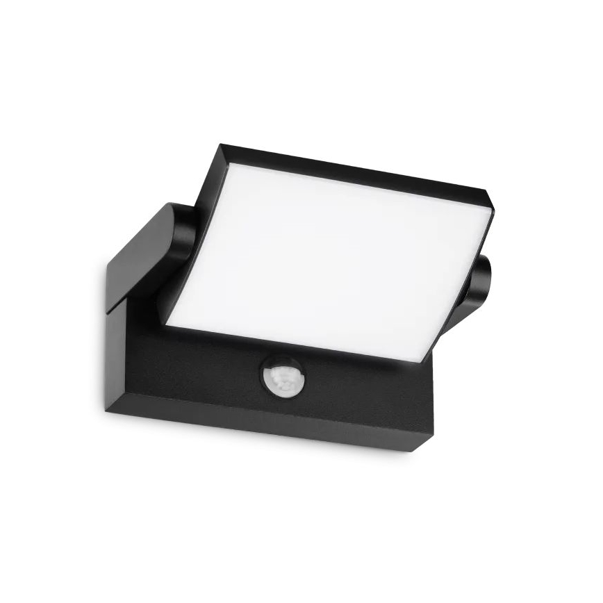 Ideal Lux - LED Lauko sieninis šviestuvas su jutikliu SWIPE LED/21W/230V CRI 90 IP54 juoda