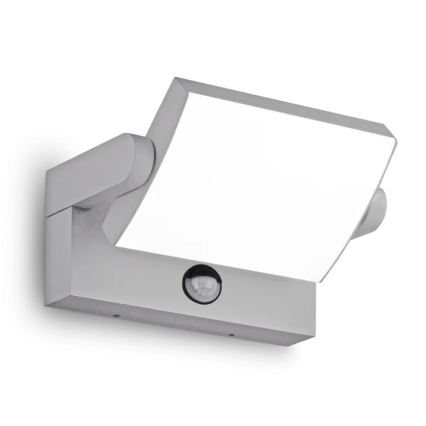 Ideal Lux - LED lauko sieninis šviestuvas su jutikliu SWIPE LED/21W/230V CRI 90 IP54 pilkas