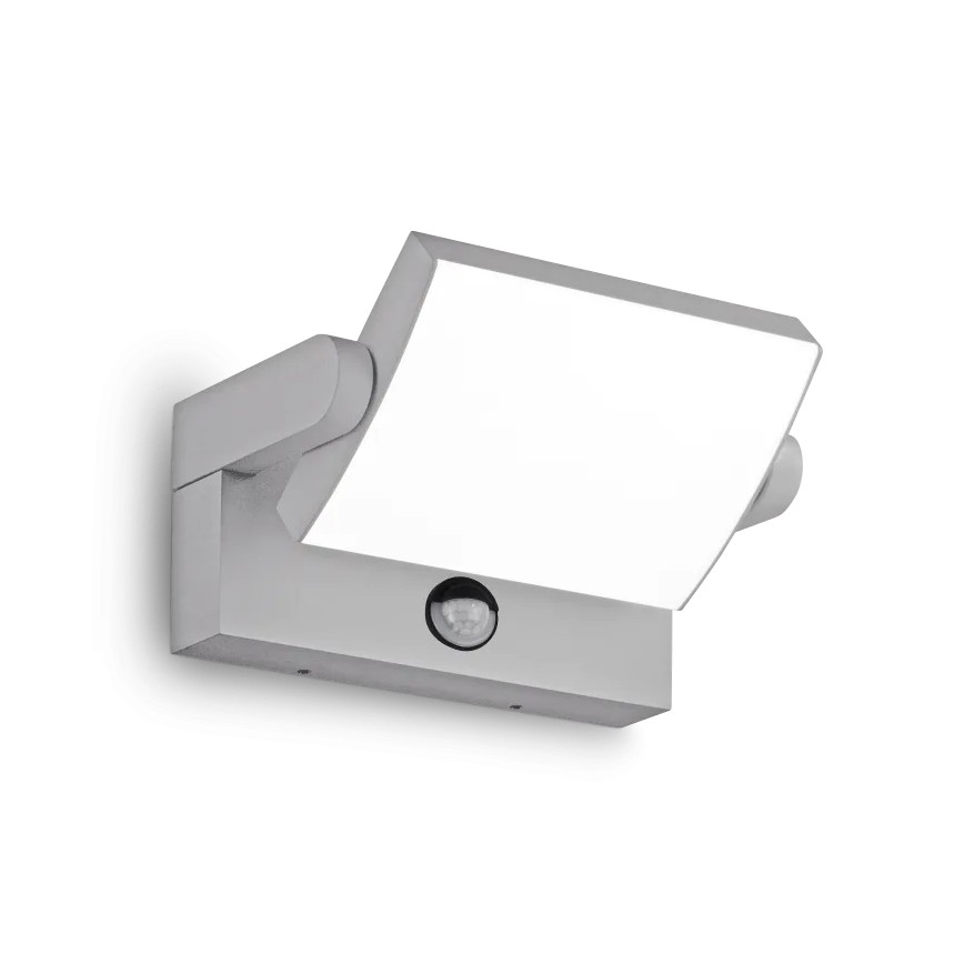Ideal Lux - LED lauko sieninis šviestuvas su jutikliu SWIPE LED/21W/230V CRI 90 IP54 pilkas