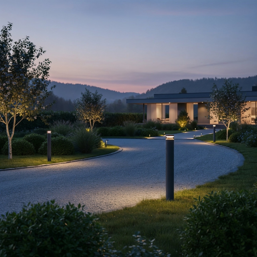 Ideal Lux - LED lauko šviestuvas BOEING LED/14W/230V 100 cm CRI 90 IP65 antracitas