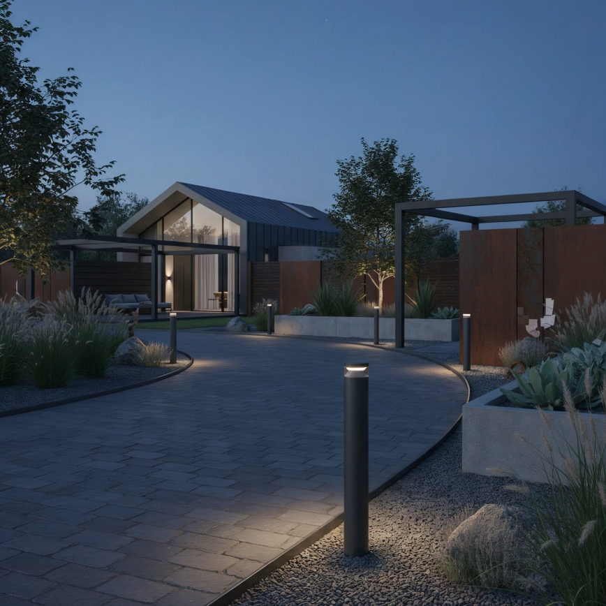 Ideal Lux - LED lauko šviestuvas BOEING LED/14W/230V 100 cm CRI 90 IP65 juoda