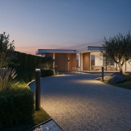 Ideal Lux - LED lauko šviestuvas BOEING LED/14W/230V 100 cm CRI 90 IP65 juoda