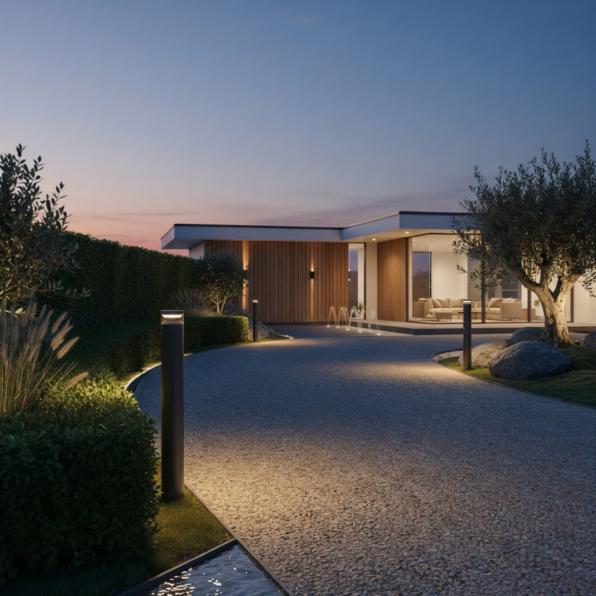 Ideal Lux - LED lauko šviestuvas BOEING LED/14W/230V 100 cm CRI 90 IP65 juoda