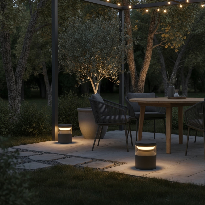 Ideal Lux - LED lauko šviestuvas BOEING LED/14W/230V 15 cm CRI 90 IP65 juoda