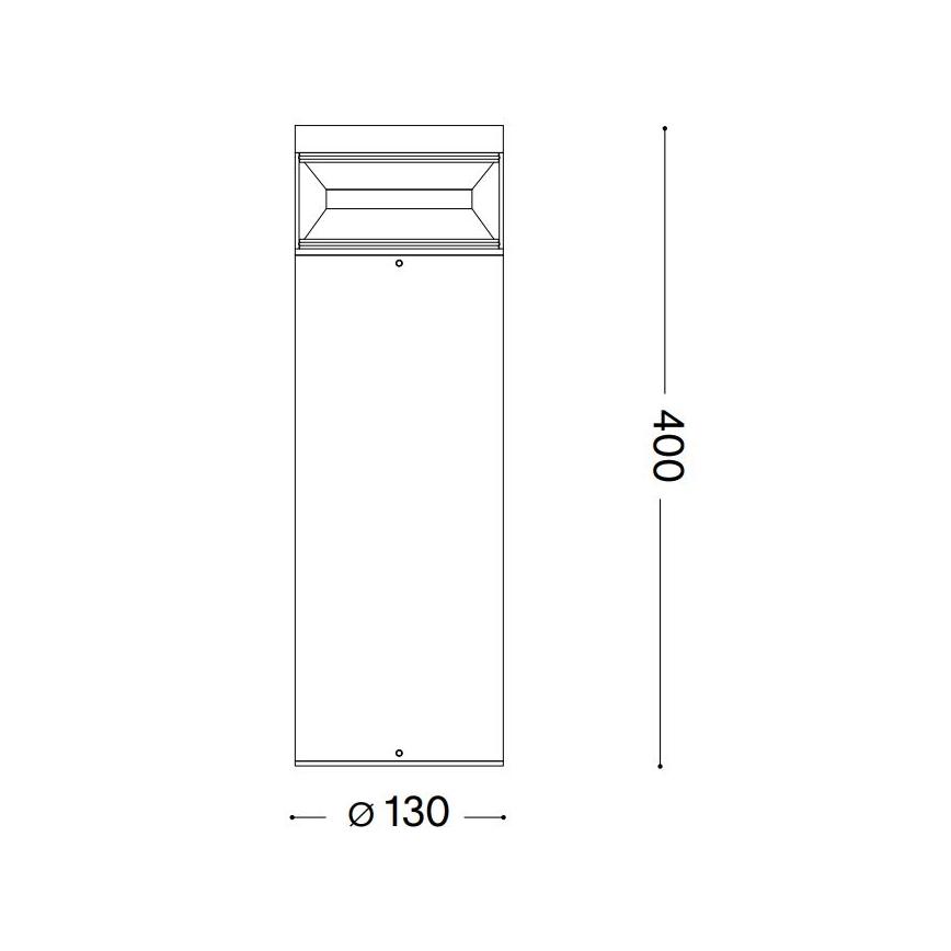 Ideal Lux - LED lauko šviestuvas BOEING LED/14W/230V 40 cm CRI 90 IP65 antracitas