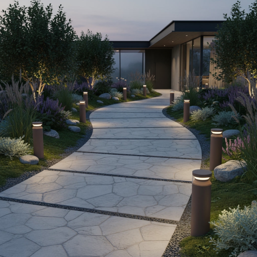 Ideal Lux - LED lauko šviestuvas BOEING LED/14W/230V 40 cm CRI 90 IP65 ruda