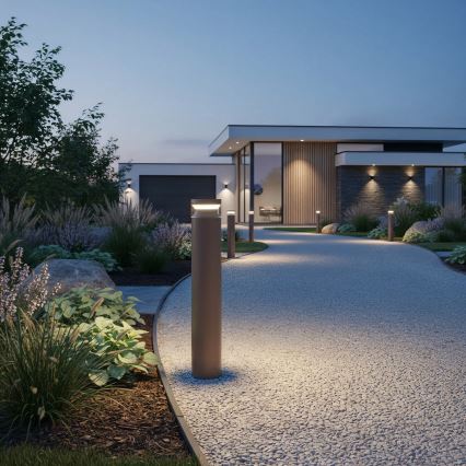 Ideal Lux - LED lauko šviestuvas BOEING LED/14W/230V diametras 70 cm CRI 90 IP65 ruda