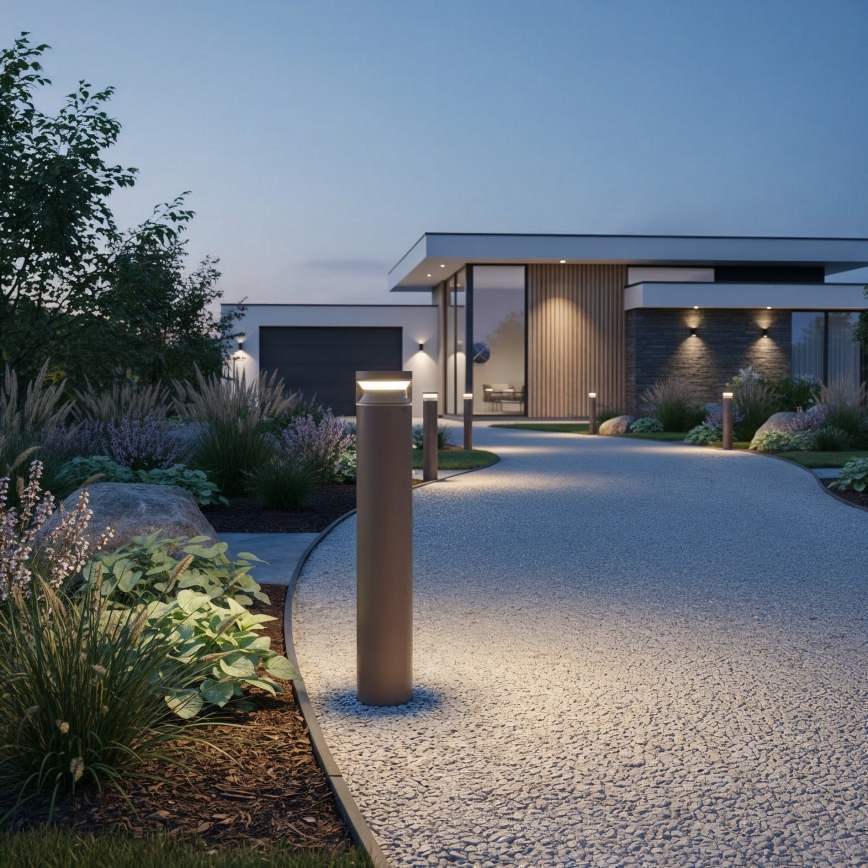 Ideal Lux - LED lauko šviestuvas BOEING LED/14W/230V diametras 70 cm CRI 90 IP65 ruda