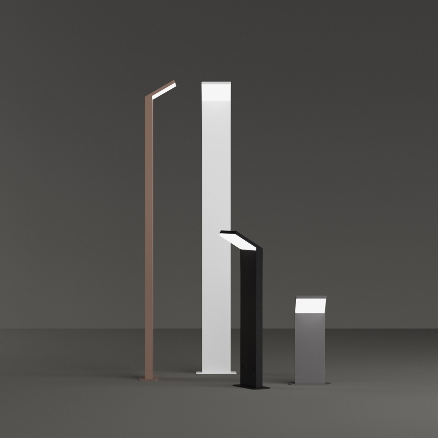 Ideal Lux- LED lauko šviestuvas STYLE LED/8,5W/230V 4000K 100 cm CRI 90 IP54 juoda