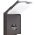 Ideal Lux - LED lauko šviestuvas su jutikliu STYLE LED/9W/230V 4000K CRI 90 IP54 antracitas