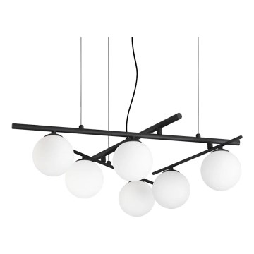 Ideal Lux - LED liustra ant laido ATLAS 6xG9/3W/230V juoda