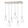 Ideal Lux - LED liustra ant laido ODEON LED/39W/230V CRI 90 smėlinė/balta