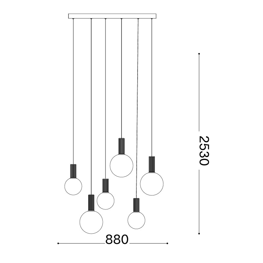 Ideal Lux - LED liustra ant laido ODEON LED/39W/230V CRI 90 smėlinė/balta
