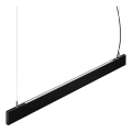 Ideal Lux - LED liustra ant laido STEEL LED/29W/230V 4000K CRI 90 120 cm juoda
